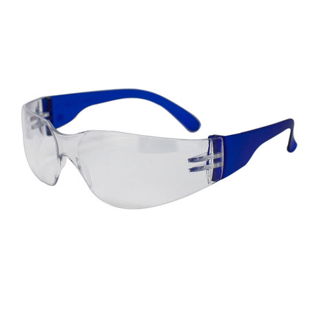 Safe Handler Safe Handler Clear Lens Color Temple Blue Safety Glasses BLSH-ESCR-CLLCT-SG7BL-12